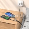 USB кабель 3в1 Lightning/micro USB/Type-C 1.0м BOROFONE BX71 (черный) 2.0A