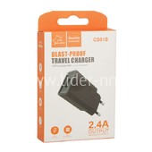 СЗУ с USB выходом (2400mAh) ONE DEPOT CS01B (в коробке) черный СЗУ с USB выходом (2400mAh) ONE DEPOT CS01B (в коробке) черный
