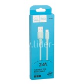 USB кабель ONE DEPOT S33E для micro USB 1.0м силиконовый (в коробке) голубой 2.4A USB кабель ONE DEPOT S33E для micro USB 1.0м силиконовый (в коробке) голубой 2.4A