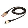 USB кабель ONE DEPOT S03 для micro USB 1.0м текстильный (в коробке) черный 2.4A