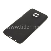 Задняя панель для Xiaomi  Redmi Note 9T Силикон матовый (черная) Задняя панель для Xiaomi  Redmi Note 9T Силикон матовый (черная)