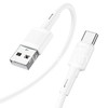 USB кабель для USB Type-C 1.0м HOCO X83 (белый) 3.0A