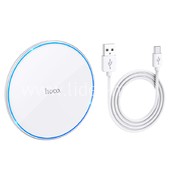 Беспроводное зарядное устройство HOCO CW6 Pro 15W (белое) Беспроводное зарядное устройство HOCO CW6 Pro 15W (белое)