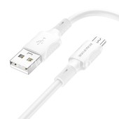 USB кабель micro USB 1.0м BOROFONE BX80 (белый) 2.4A USB кабель micro USB 1.0м BOROFONE BX80 (белый) 2.4A