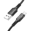 USB кабель micro USB 1.0м BOROFONE BX80 (черный) 2.4A