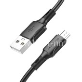 USB кабель micro USB 1.0м BOROFONE BX80 (черный) 2.4A USB кабель micro USB 1.0м BOROFONE BX80 (черный) 2.4A