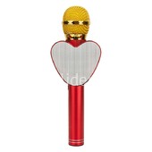 Колонка-микрофон (Q5) Bluetooth/USB/караоке (красная)