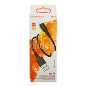 USB кабель Lightning 1.0м BOROFONE BX80 (черный) 2.4A