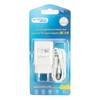 СЗУ Lider Mobile Lightning 1 USB выход QC3.0 (5V-3.1A/9V-2A/1.5A) белый (в блистере)