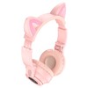 Наушники MP3/MP4 BOROFONE (BO18) Bluetooth полноразмерные CAT EAR (розовые)