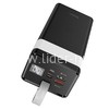 Портативное ЗУ (Power Bank) 40000mAh PD22.5W, QC3.0 (HOCO J86) 2USB/Micro/Type-C/дисплей (черный)