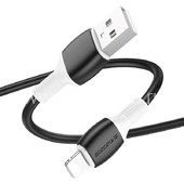 USB кабель Lightning 1.0м BOROFONE BX84 (черный) 2.4A
