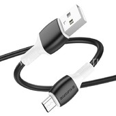 USB кабель micro USB 1.0м BOROFONE BX84 (черный) 2.4A USB кабель micro USB 1.0м BOROFONE BX84 (черный) 2.4A