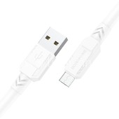 USB кабель micro USB 1.0м BOROFONE BX81 (белый) 2.4A USB кабель micro USB 1.0м BOROFONE BX81 (белый) 2.4A