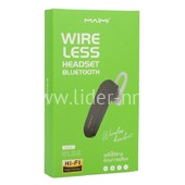 Bluetooth-гарнитура MAIMI беcпроводная (HL22) черная Bluetooth-гарнитура MAIMI беcпроводная (HL22) черная