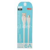 USB кабель micro USB 1.0м MAIMI X70 (белый) 6A USB кабель micro USB 1.0м MAIMI X70 (белый) 6A