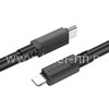 Кабель Type-C (PD) to Lightning 8-pin 20W, 1.0м BOROFONE BX81 (черный) 3.0A быстрая зарядка