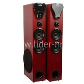 Колонка 10" (20-80 HOME SOUND) динамик 8шт/2х10"; 4х4"; 2х1.5" комплект 2 колонки ELTRONIC (красная)
