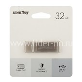 USB Flash  32GB SmartBuy M1 Metal серая 3.0/3.1 USB Flash  32GB SmartBuy M1 Metal серая 3.0/3.1