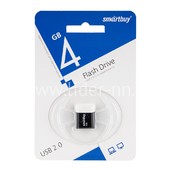 USB Flash 4GB SmartBuy LARA черный
