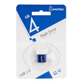 USB Flash 4GB SmartBuy LARA синий