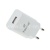 СЗУ FaizFULL FC54 с USB выходом 2.4A (белый)