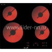 Варочная панель электрическая ELTRONIC (88-06) 4 конфорки (черная) Варочная панель электрическая ELTRONIC (88-06) 4 конфорки (черная)