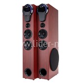 Колонка 10" (30-34 HOME SOUND) динамик 8шт/2х10"; 4х4"; 2х1.5" комплект 2 колонки ELTRONIC (красная)