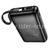 Портативное ЗУ (Power Bank)  10000mAh (HOCO J134A) USB/встроенный кабель Type-C (черный)