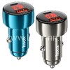 АЗУ 1 USB выход 18W QC3+PD выход 30W (5V-3.0A/9V-3.0A/12V-2.5A) с дисплеем HOCO Z50 (графит)
