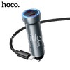 АЗУ Type-C 2 USB выхода/подсветка 15.5W (5V-3.1A) HOCO Z54 (графит)