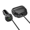 АЗУ 1 USB выход 18W QC3+PD выход 30W+разветвитель на 2 устройства HOCO Z59 (черный)