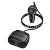 АЗУ 1 USB выход 18W QC3+PD выход 30W+разветвитель на 2 устройства HOCO Z59 (черный)