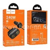 АЗУ 1 USB выход 18W QC3+PD выход 30W+разветвитель на 2 устройства HOCO Z59 (черный)