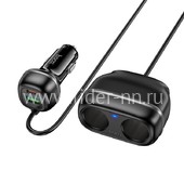 АЗУ 1 USB выход 18W QC3+PD выход 30W+разветвитель на 2 устройства HOCO Z59 (черный) АЗУ 1 USB выход 18W QC3+PD выход 30W+разветвитель на 2 устройства HOCO Z59 (черный)