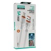 USB кабель Lightning 1.0м FaizFull FR48 (белый) 5.0A