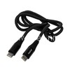 Кабель Type-C to Type-C 1.0м FaizFull FR104 (черный) 60W нейлоновая оплетка