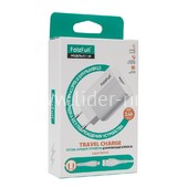 СЗУ Lightning 1 USB выход (2400mAh/5V) FaizFull FC138 (белый)