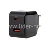 СЗУ Lightning 1 USB выход + Type-C (PD 25W) (5V-3.0A/9V-2.77A/12V-2.08A) FaizFull FC176 (черный)