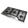 Варочная панель газовая ELTRONIC (33-15) 5 конфорок (нержавеющая сталь)