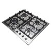 Варочная панель газовая ELTRONIC (33-16) 4 конфорки (нержавеющая сталь)