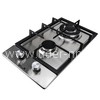 Варочная панель газовая ELTRONIC (33-18) 2 конфорки (нержавеющая сталь)