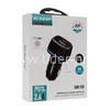 Автомобильное АЗУ 1 USB выход+1 PD (12W) Regrsi CAR-E20 (черный) в коробке