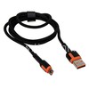USB кабель micro USB 1.0м FaizFull FR68 (черный) 5A
