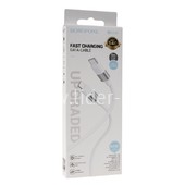 Кабель Type-C to Type-C 1.0м BOROFONE BX106 (белый) 3.0A/60W