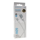 Кабель Type-C to Type-C 1.0м BOROFONE BX107 (белый) 3.0A/60W