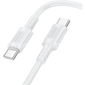 Кабель Type-C to Type-C 1.0м BOROFONE BX111 (белый) 3.0A/60W