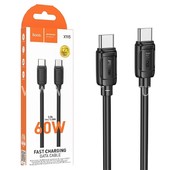 Кабель Type-C to Type-C 1.0м HOCO X115 (черный) 60W