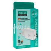 СЗУ FaizFULL FC204 с Type-C выходом 25W (5V-3.0A/9V-2.22A/12-1.67A) белый