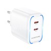 СЗУ 2 PD выхода 45W Quick Charge 3.0 (5V-3.0A/9V-3.0A/15V-2.33A) BOROFONE BA90A (белый)